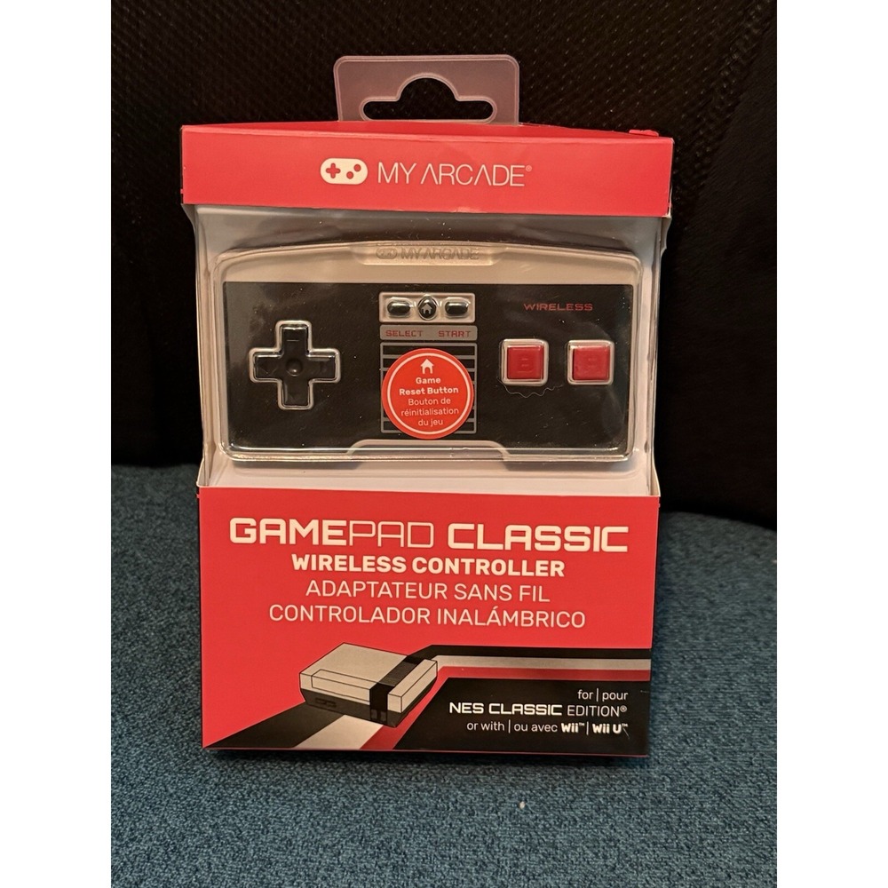 MY ARCADE Gamepad Wireless Controller‎ for NES Classic Edition Wii/Wii u